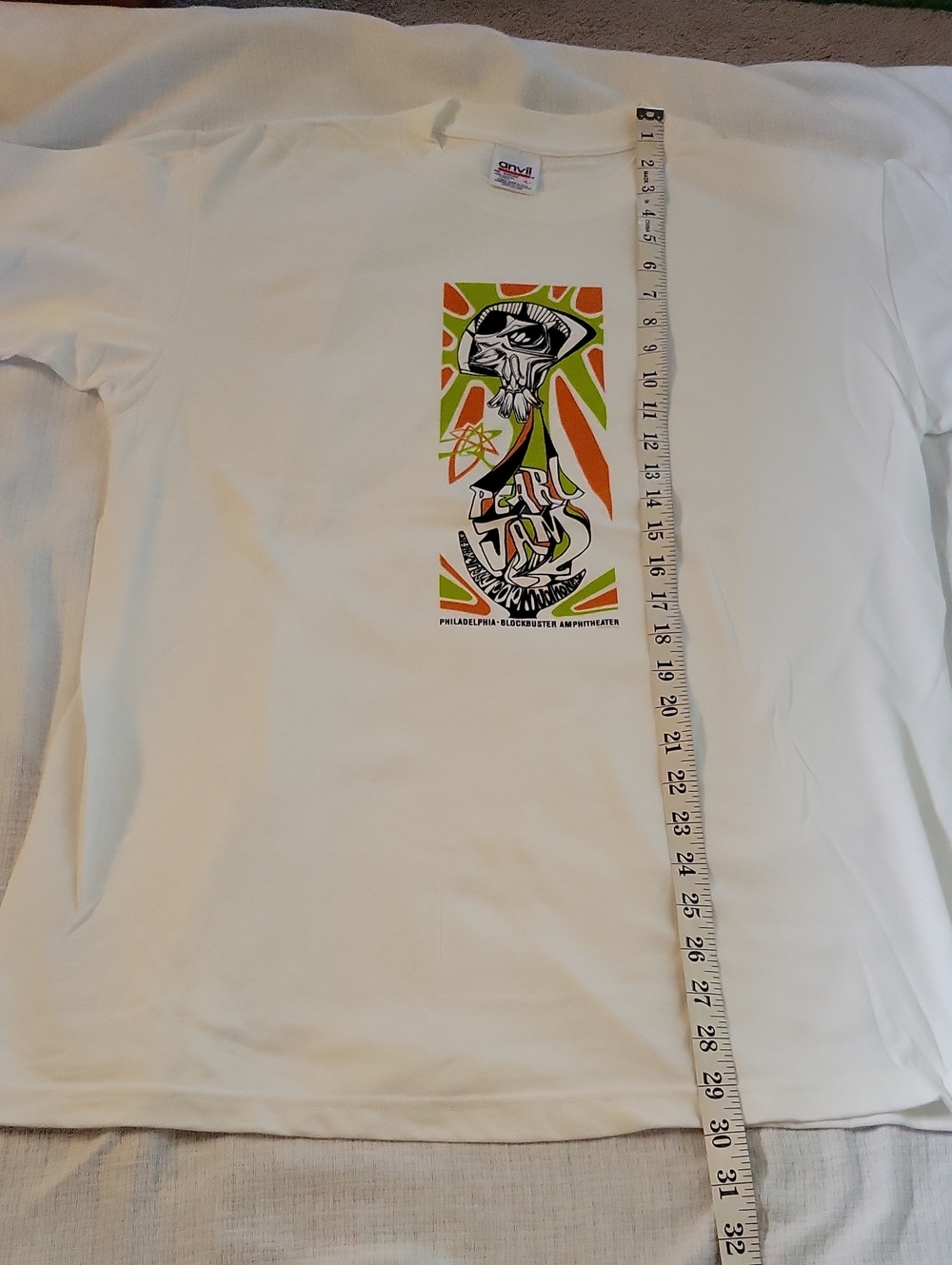 RARE 1998 Pearl Jam Iggy Pop Mudhoney Concert T-shirt Large Mint Condition - Picture 6 of 6